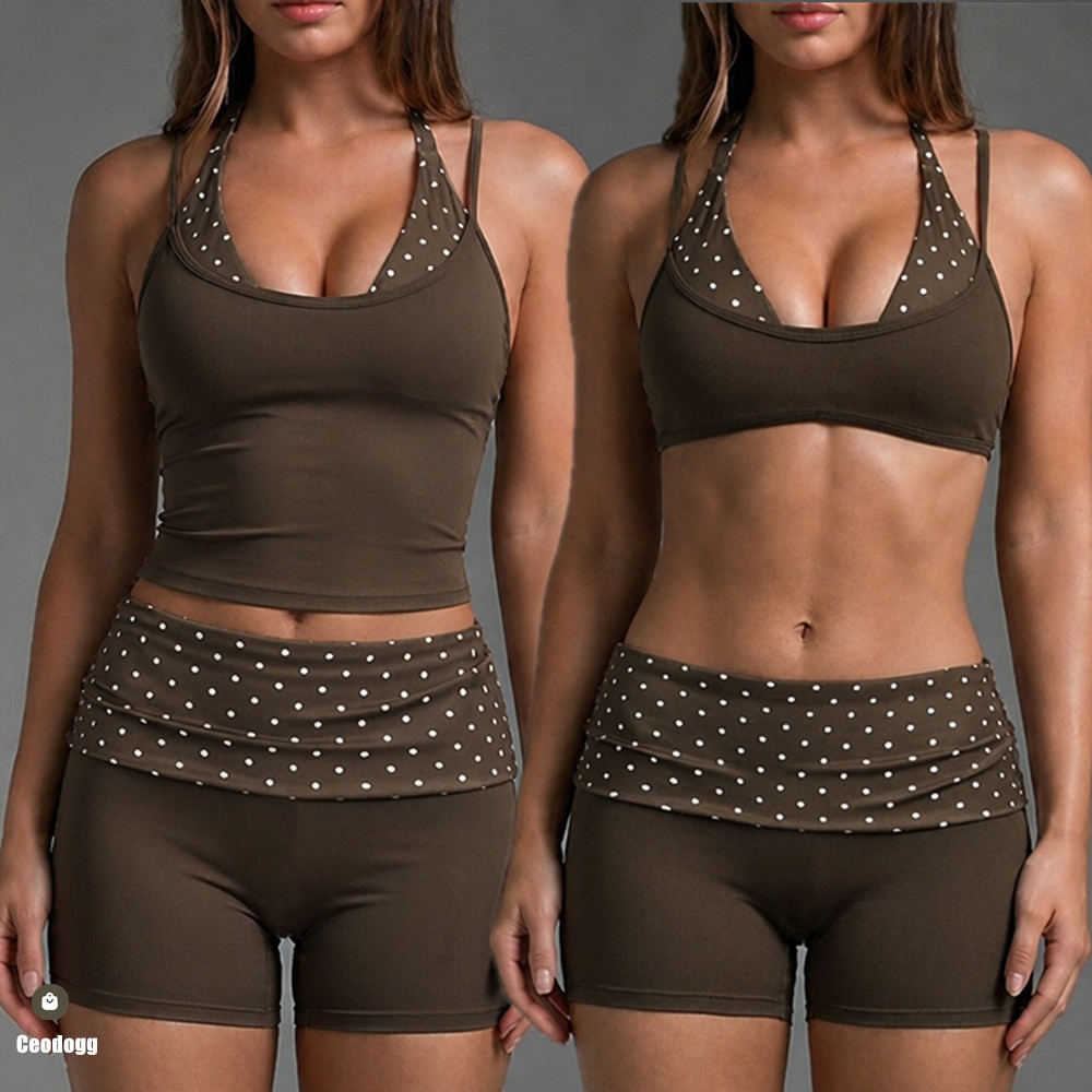 Rugged Sport Strap - Polka Dot Women Strap Halter Yoga