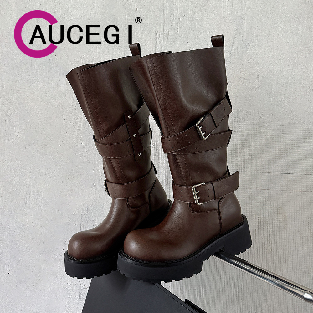 Aucegi Genuine Leather Platfor - Leather Classic Strap recension och pris