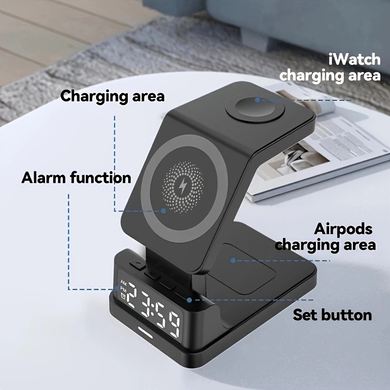 15W 4 In 1 Wireless Charger St - Smartwatch X12 recension och pris