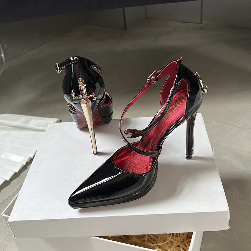 Women Pumps Quality Patent Lea - Leather Classic Strap recension och pris