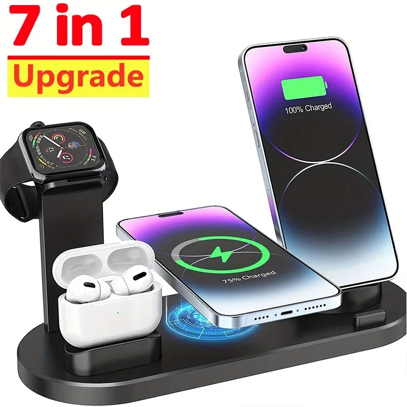 7 In 1 Wireless Charger Stand  - Smartwatch X12 recension och pris