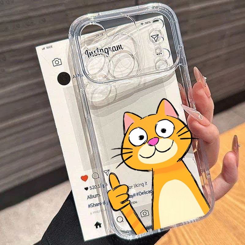 Cute Cartoon Orange Cat Phone  - Xiaomi Redmi Note 13 recension och pris